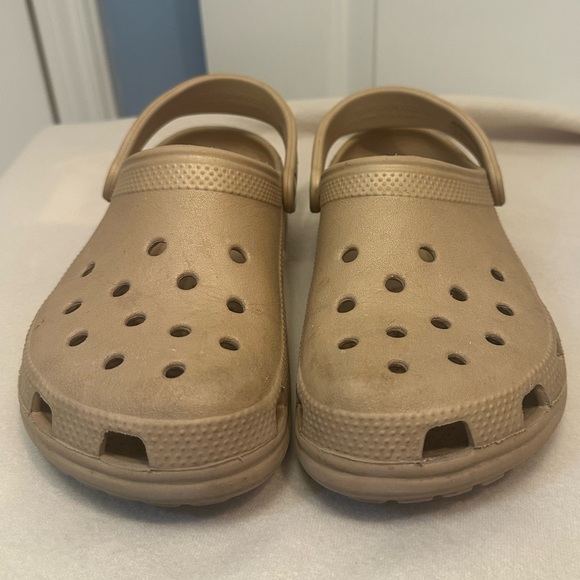 CROCS Beige Women's Mules - Picture 7 of 9